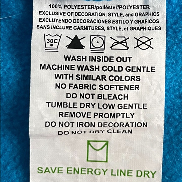 Carolina Panthers Zip Hoodie, men’s L - Picture 7 of 7